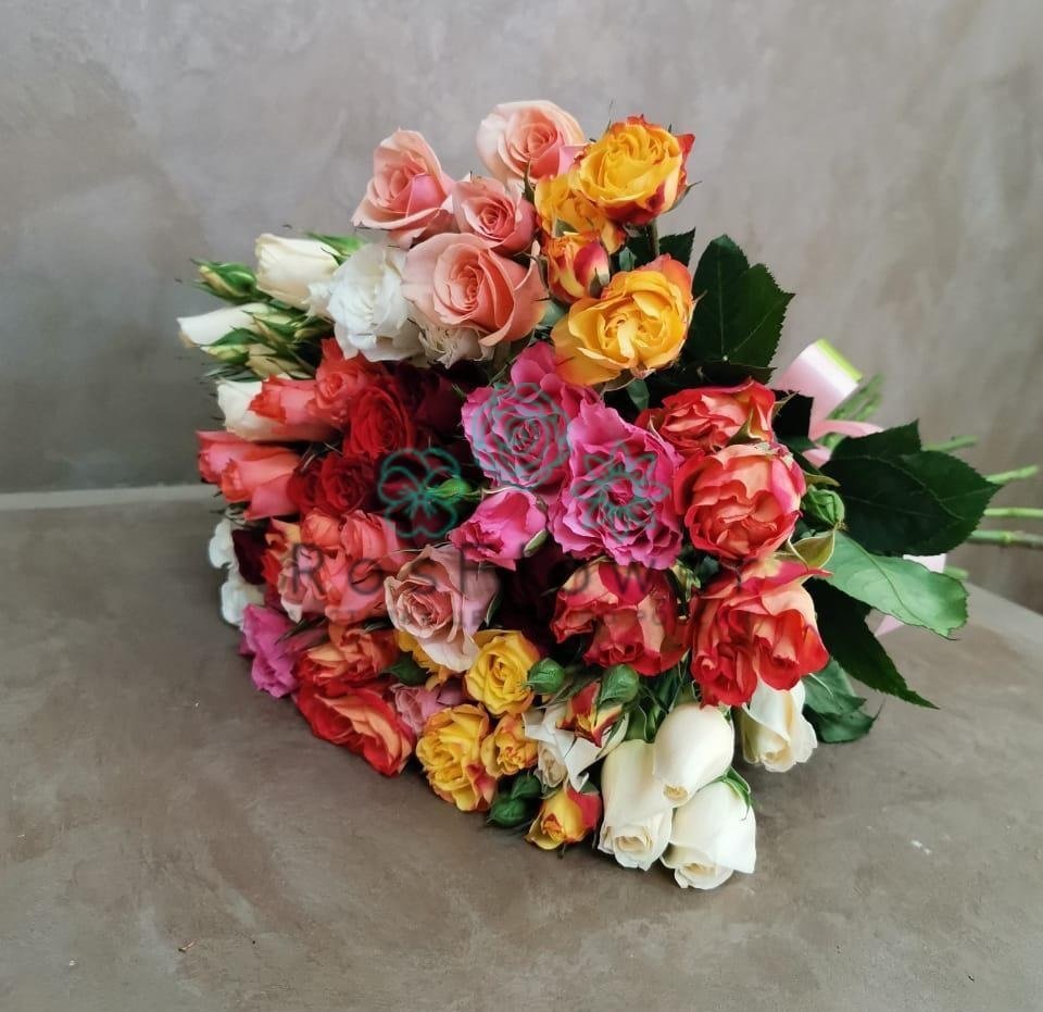 Букет цветов из: Розы в Рыбаки