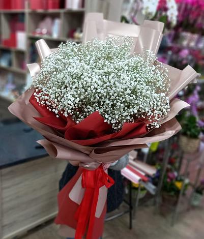 Букет цветов из: Гипсофила в Рыбаки