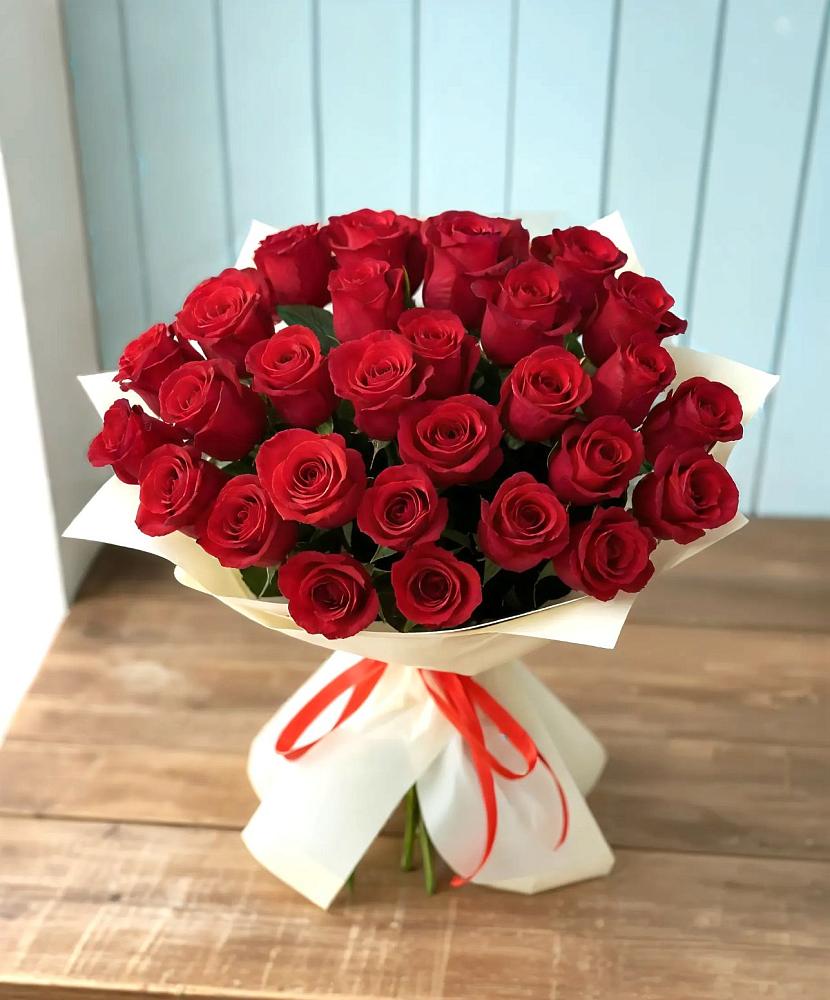 Букет 29 Красных роз в Рыбаки