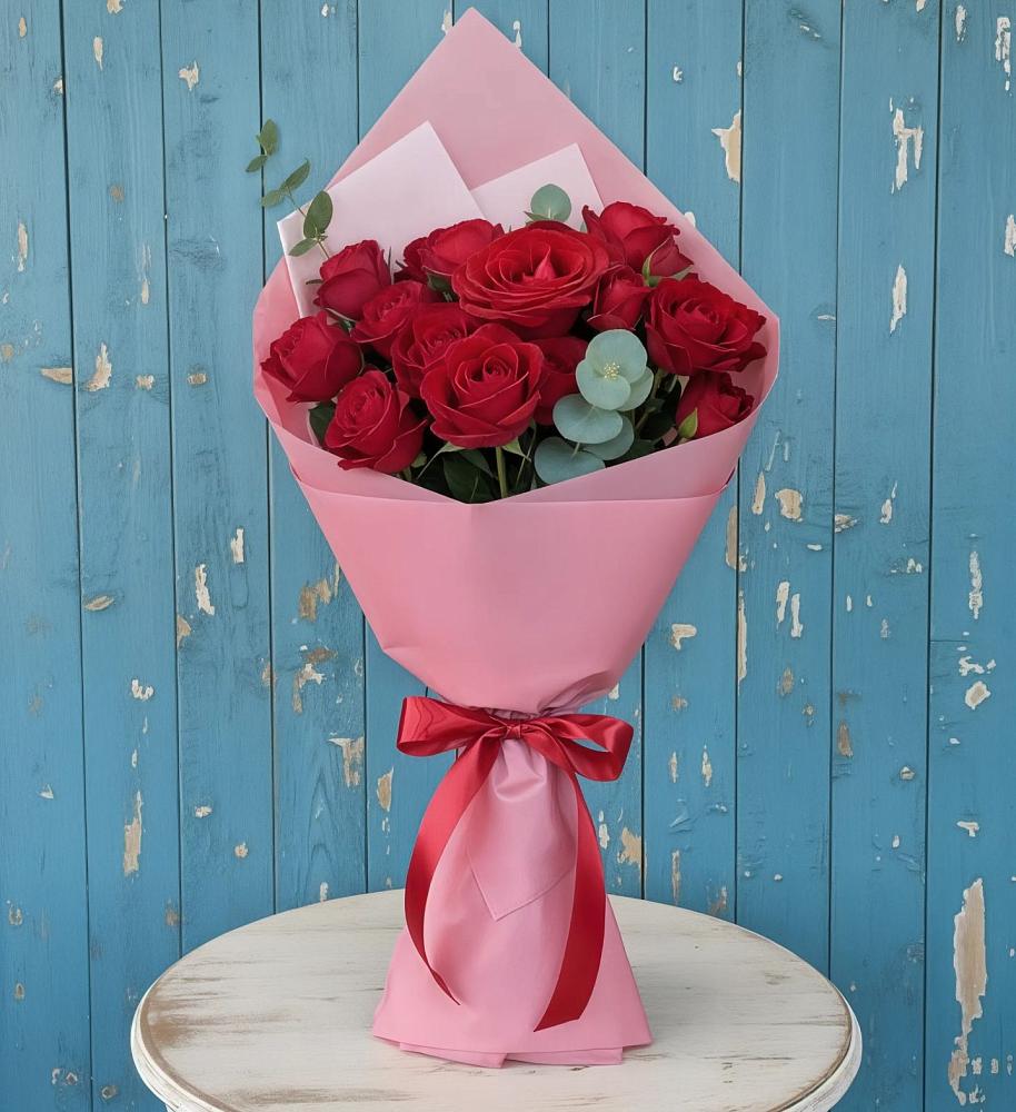 Букет цветов из: Розы в Рыбаки