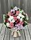 Букет цветов из: Альстромерии, Гвоздики, Розы и Хризантемы в Рыбаки