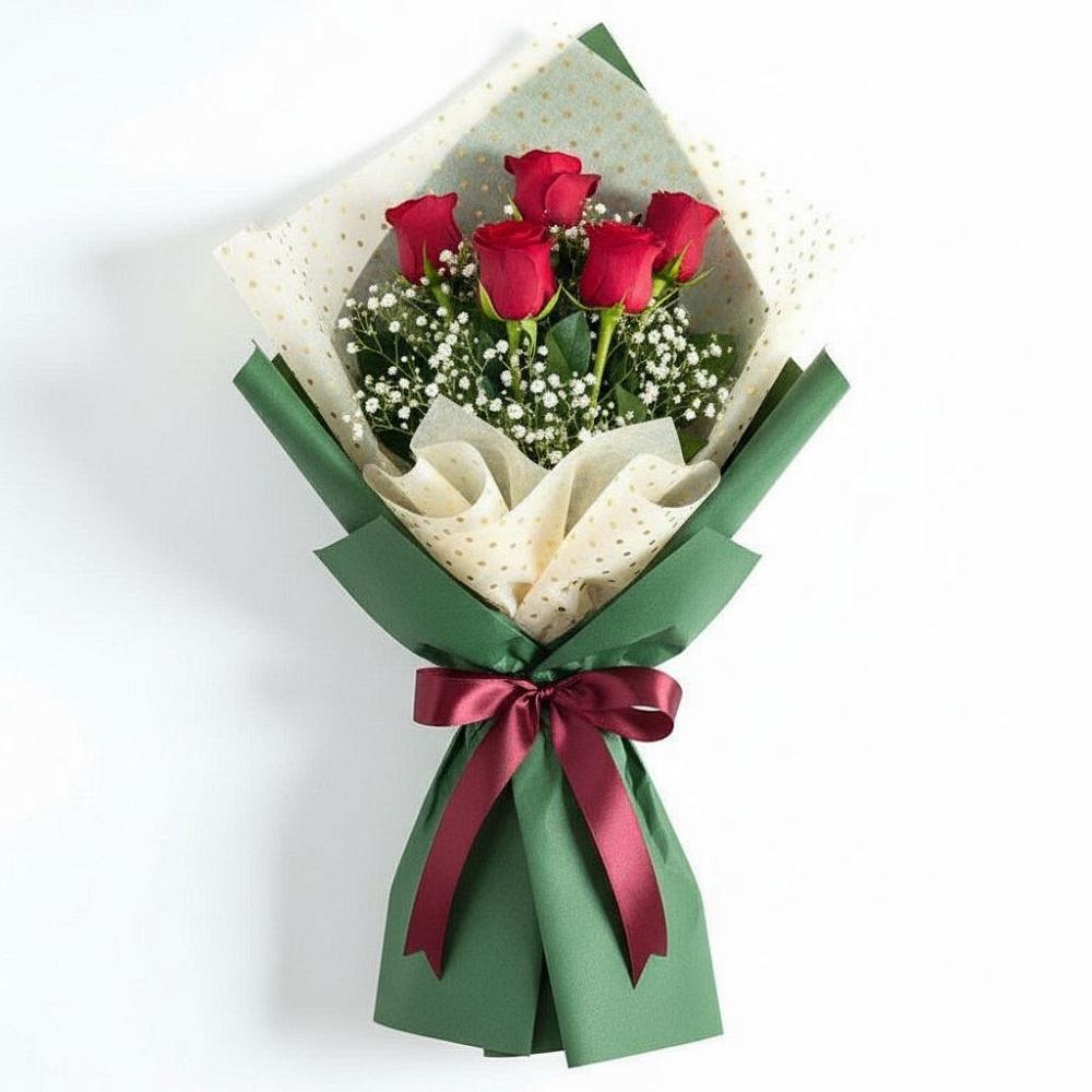 Букет цветов из: Розы в Рыбаки