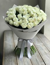 Букет 35 Белых роз в Рыбаки