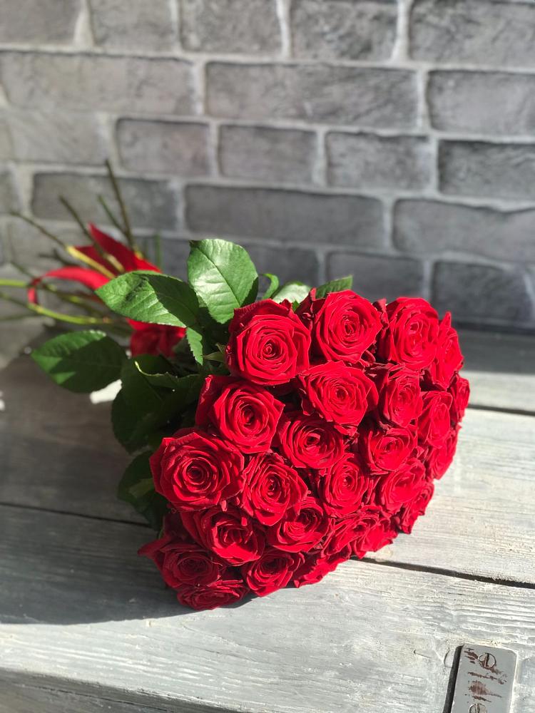 Букет Красные розы Фридом в Рыбаки