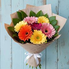 Букет цветов из:  Герберы в Рыбаки