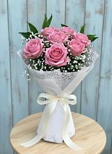 Букет цветов из:  Розы в Рыбаки