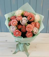 Букет цветов из:  Розы в Рыбаки