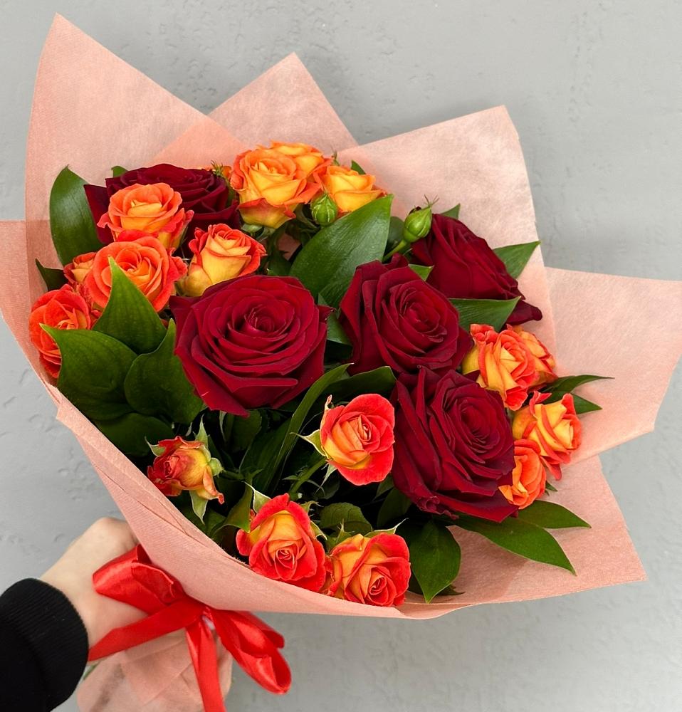 Букет Любовь и восторг в Рыбаки