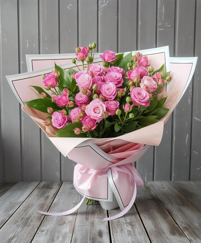 Букет Розовый кустик в Рыбаки