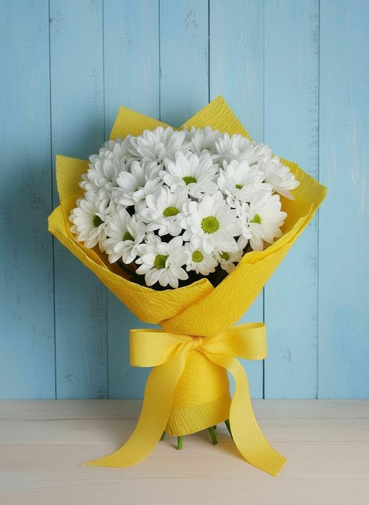 Букет цветов из: Хризантемы в Рыбаки