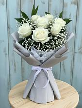 Букет цветов из:  Розы в Рыбаки