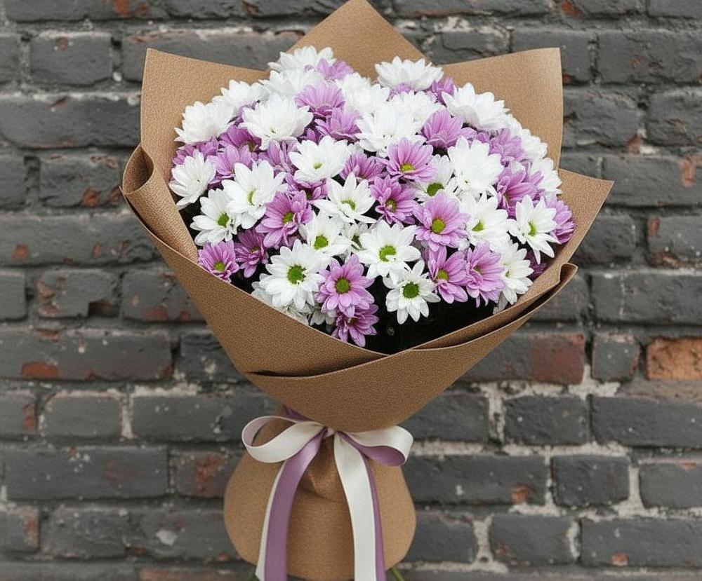 Букет цветов из: Хризантемы в Рыбаки