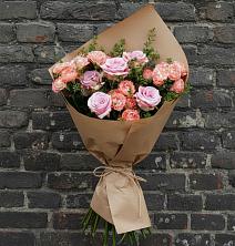 Букет цветов из:  Розы в Рыбаки