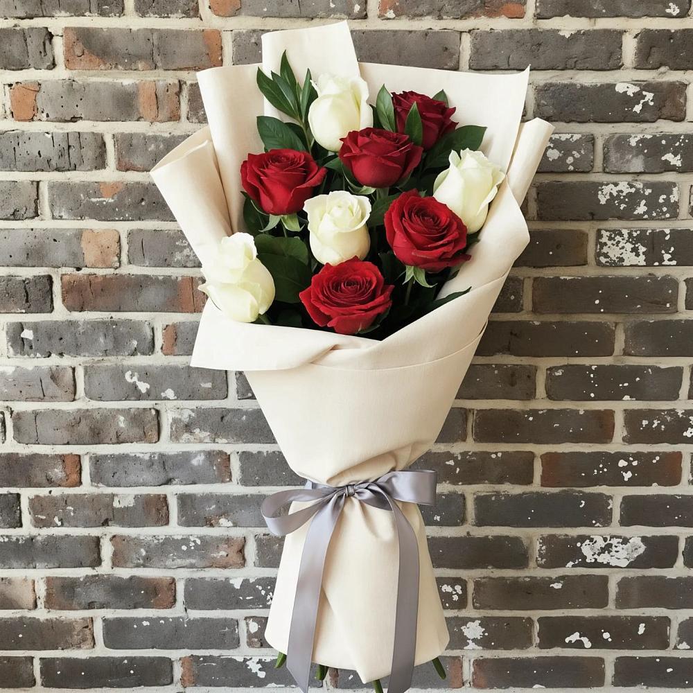 Букет цветов из: Розы в Рыбаки