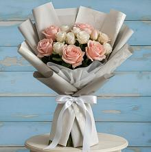 Букет цветов из:  Розы #REPLACE_PRED# Рыбаки