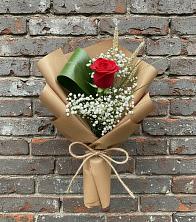 Букет цветов из:  Розы в Рыбаки