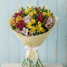 Букет цветов из:  Альстромерии в Рыбаки