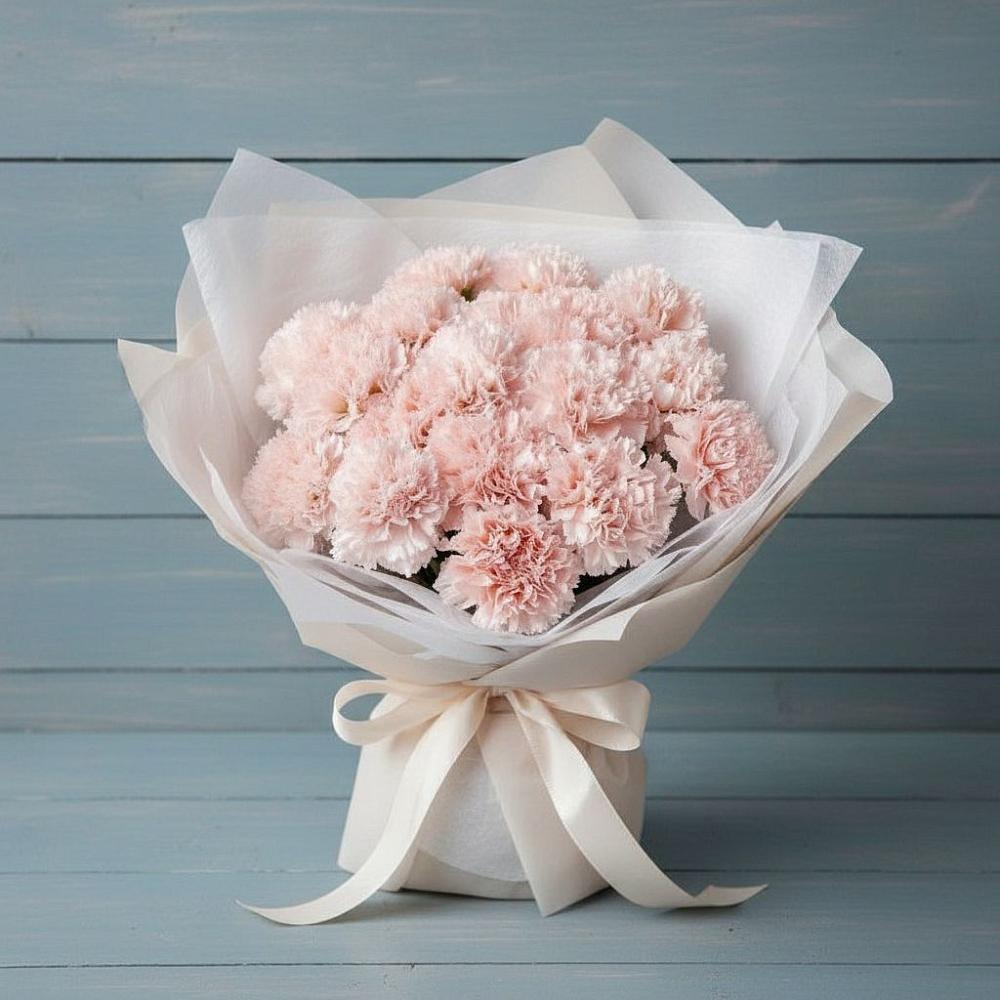 Букет цветов из: Гвоздики в Рыбаки