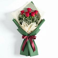 Букет цветов из:  Розы в Рыбаки