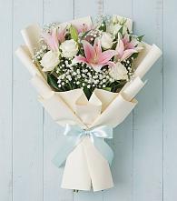 Букет цветов из:  Лилии в Рыбаки